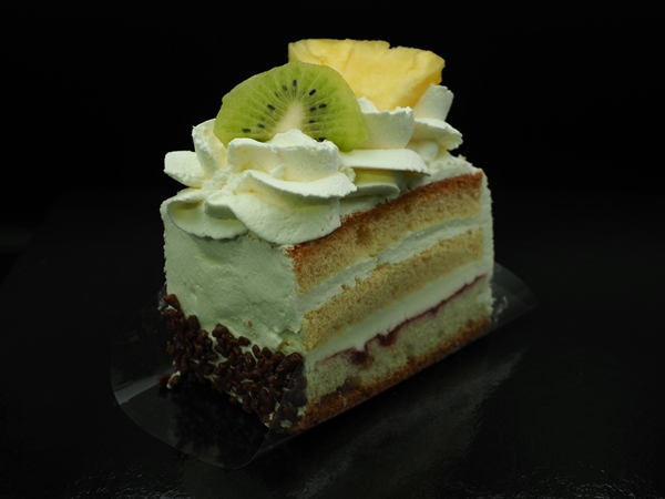 Slagroomcake gebakje