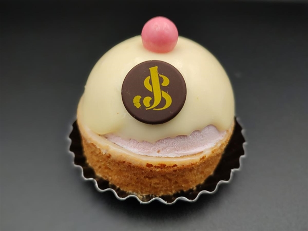 Framboos witte choco